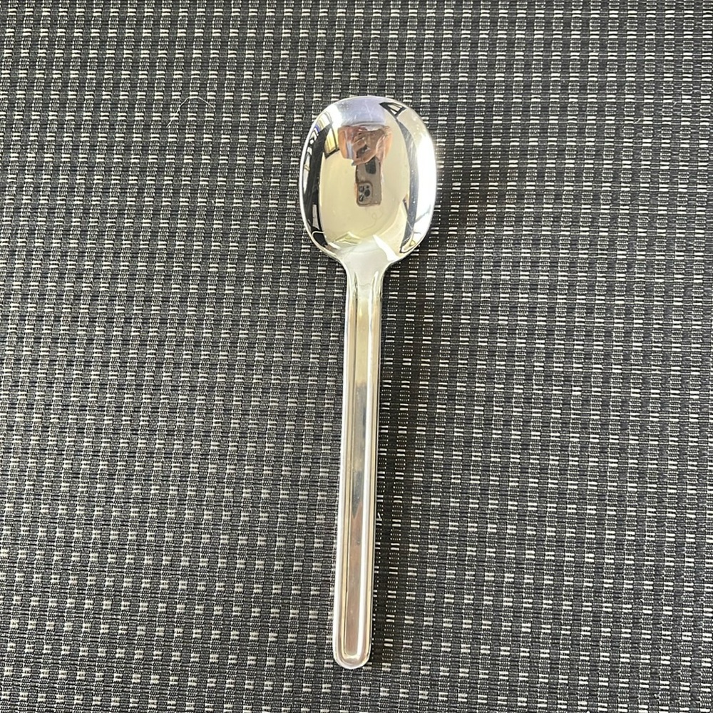 Sasaki Bordin Stainless Steel Soup spoon Massimo Vignelli Design